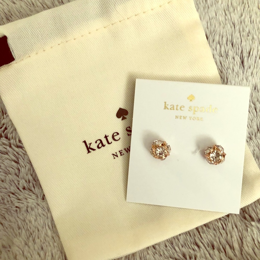 Kate Spade Lady Marmalade Rose Gold Studs